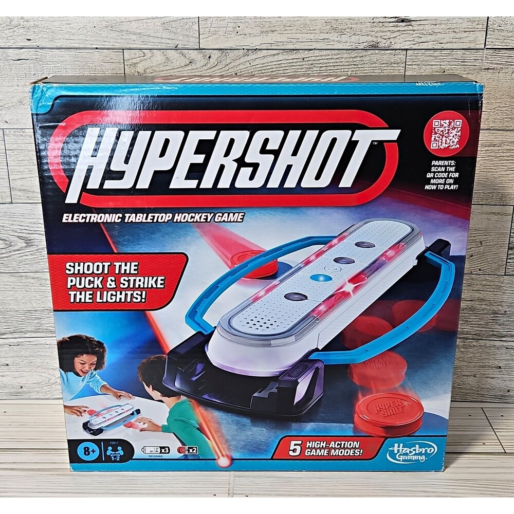 Hasbro Hypershot Electronic Tabletop Hockey Game F9917 Age 8+